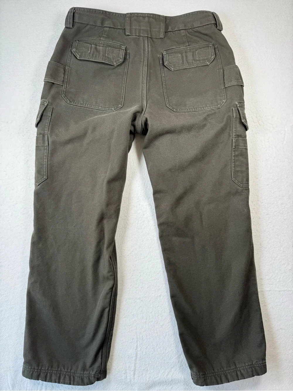 Duluth Trading Co Fleece Lined Pants Men’s 38x30 Brown Utility Workwear